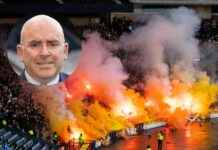 Football Association considering stand closures and banning orders for pyro incidents football-association-considering-stand-closures-and-banning-orders-for-pyro-incidents