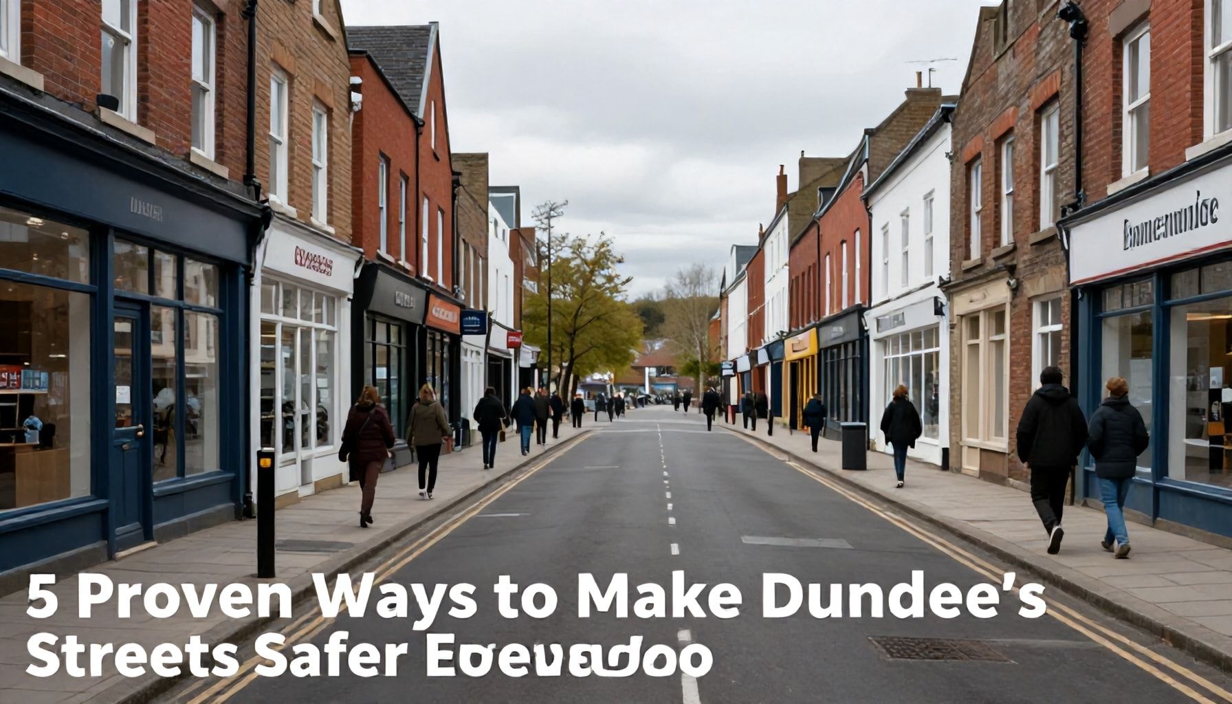 5 Proven Ways to Make Dundee’s Streets Safer for Everyone*