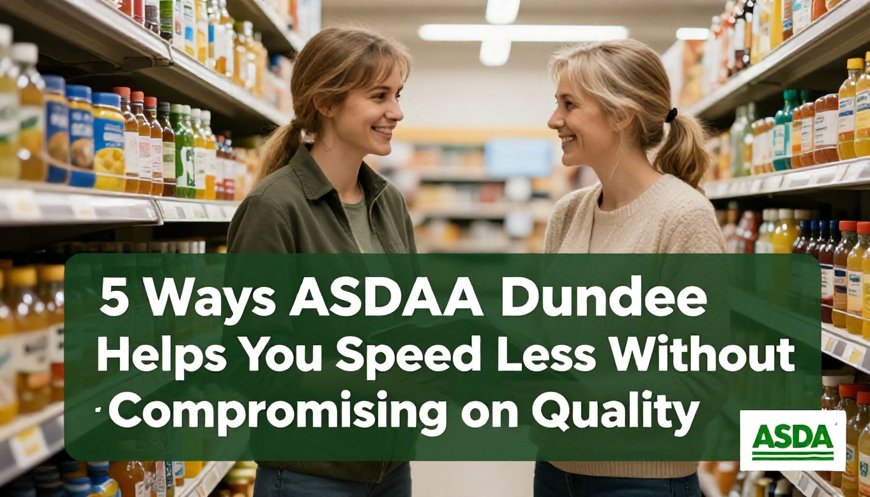 5 Ways ASDA Dundee Helps You Spend Less Without Compromising on Quality*