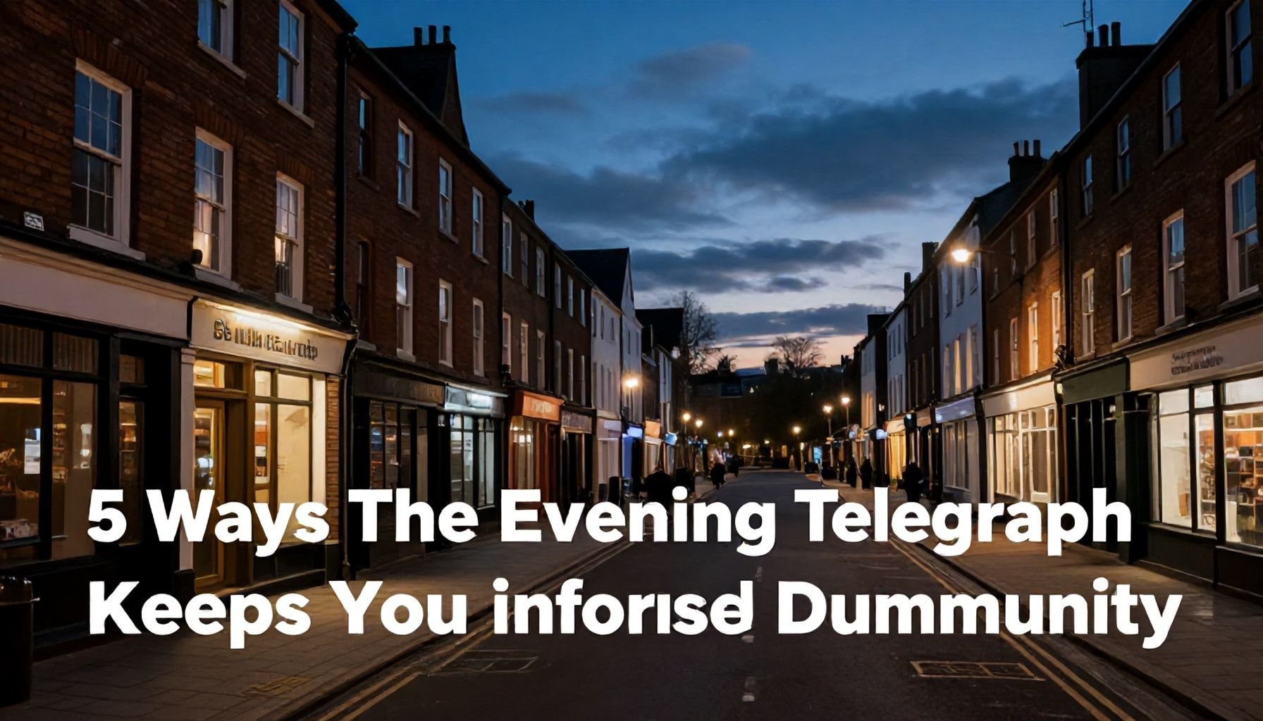 5 Ways The Evening Telegraph Keeps You Informed About Dundee’s Community"*
