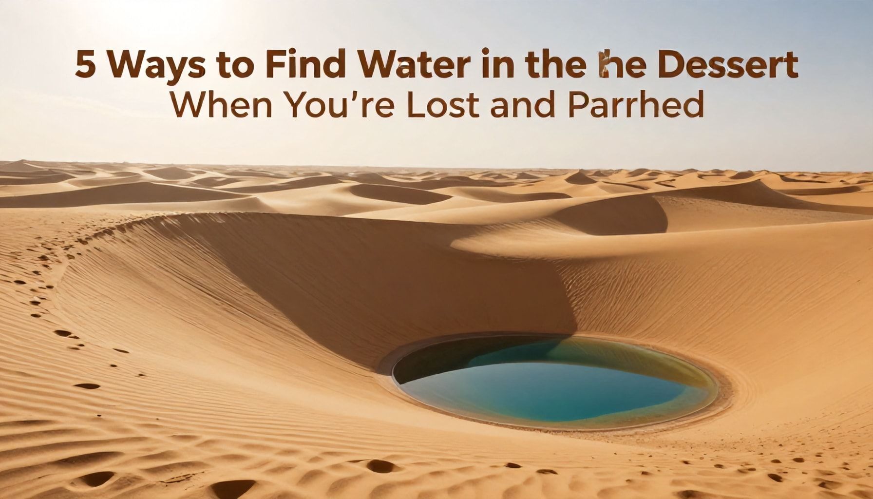 5 Ways to Find Water in the Desert When You’re Lost and Parched*