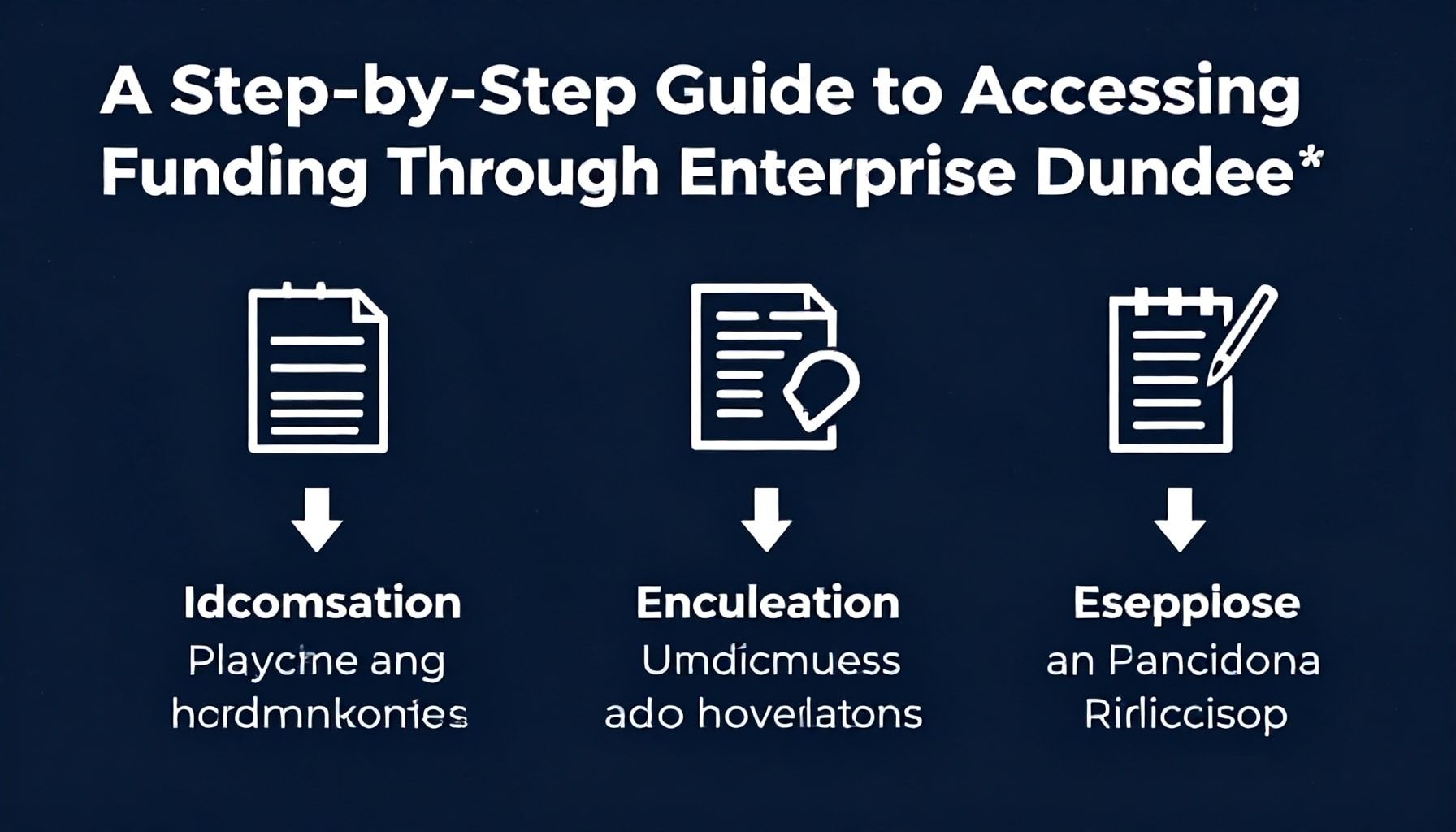 A Step-by-Step Guide to Accessing Funding Through Enterprise Dundee*
