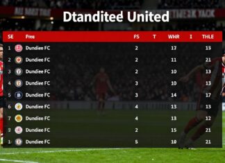 Dundee FC vs Dundee United: Standings Comparison and Key Insights