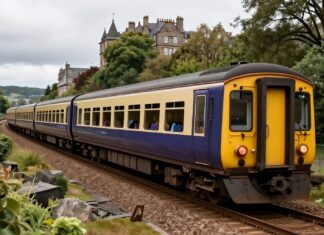 Fast & Scenic Dundee to Edinburgh Train Journey