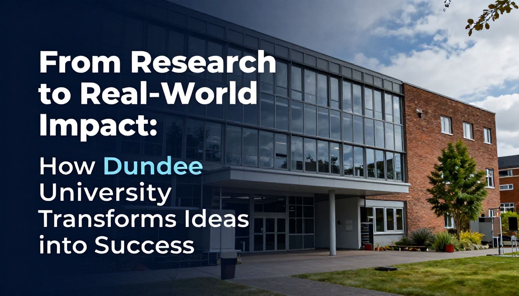 From Research to Real-World Impact: How Dundee University Transforms Ideas into Success*