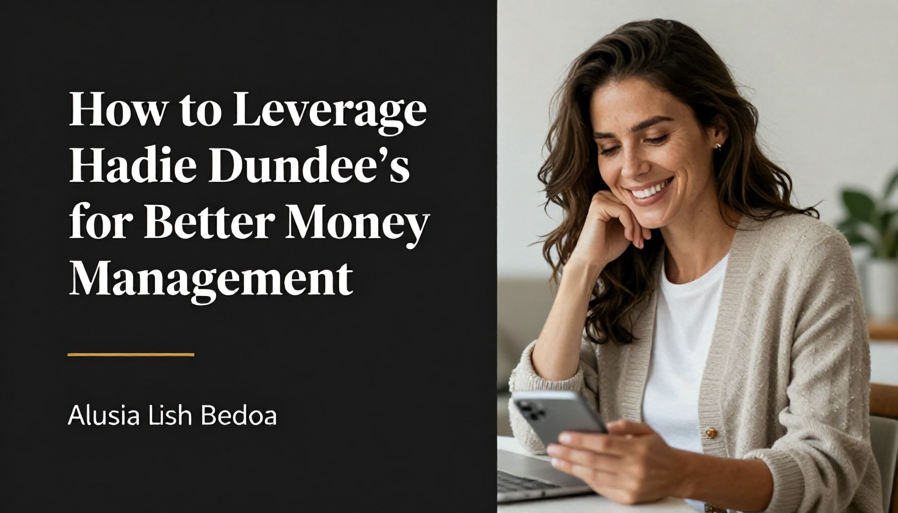 How to Leverage Hadie Dundee’s Insights for Better Money Management*