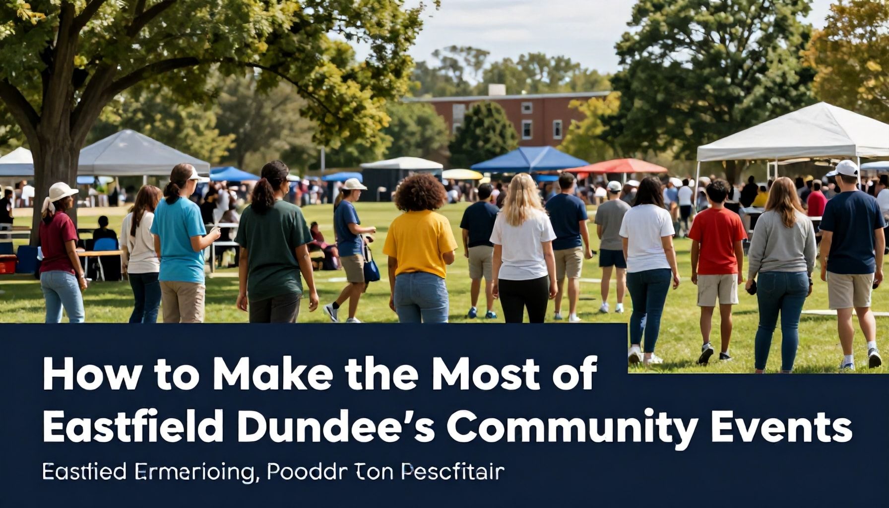 How to Make the Most of Eastfield Dundee’s Community Events*