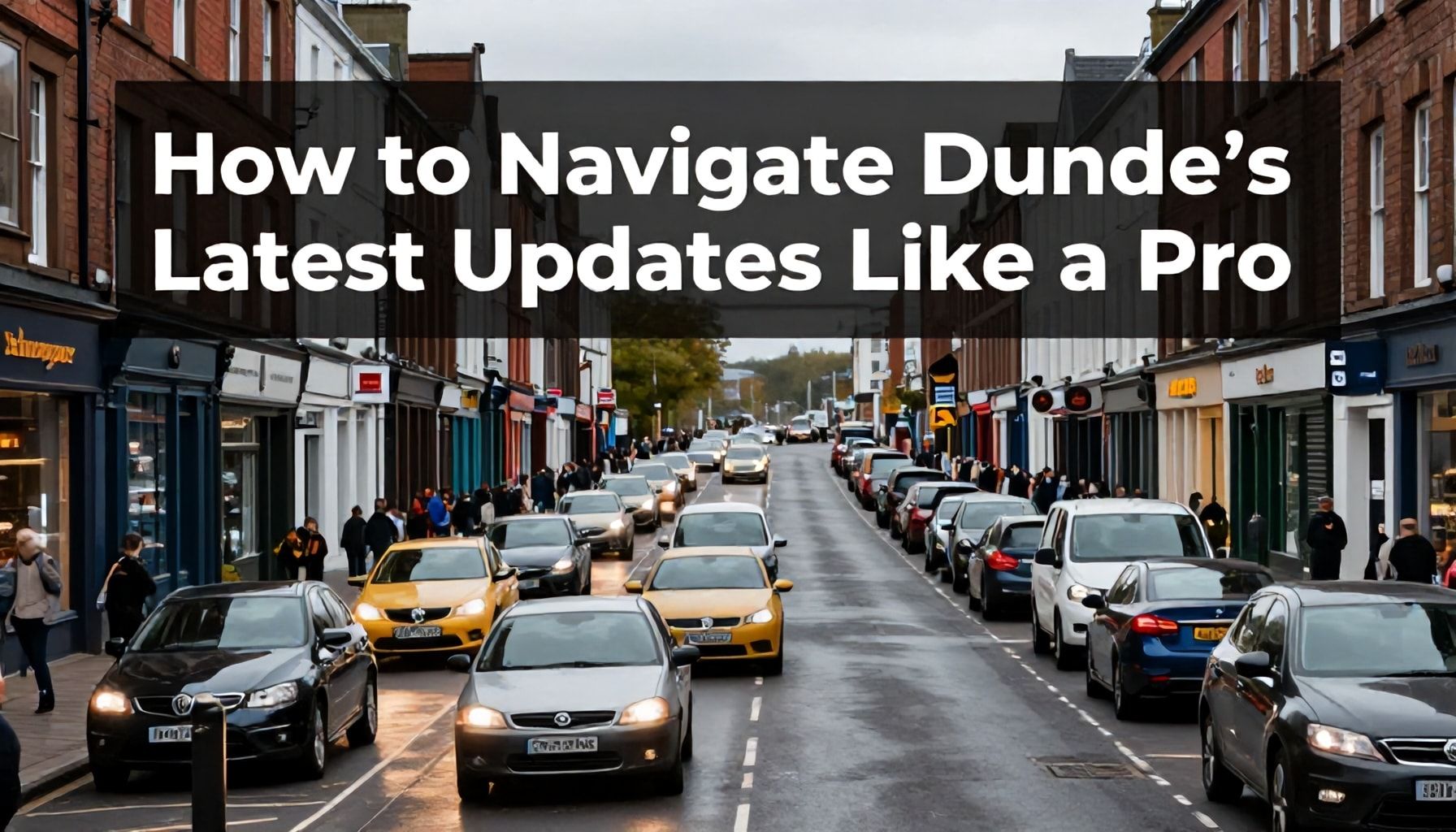 How to Navigate Dundee’s Latest Traffic Updates Like a Pro*