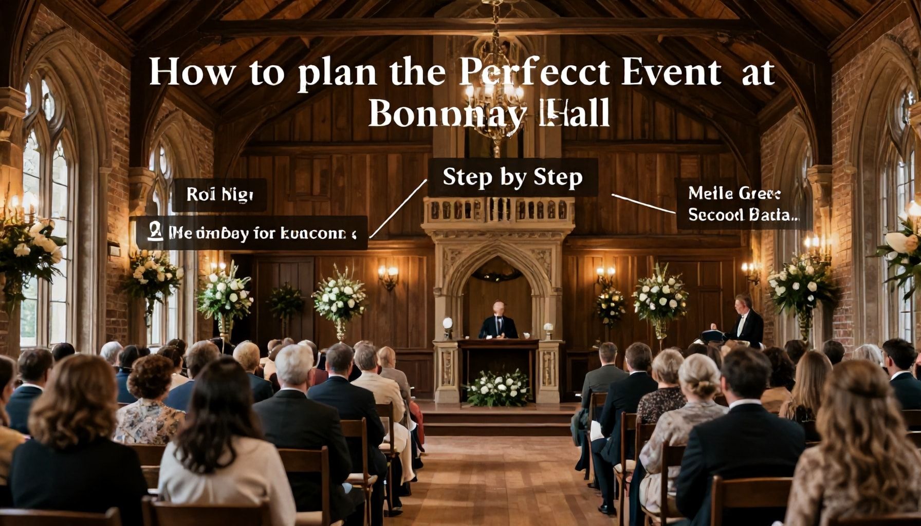 How to Plan the Perfect Event at Bonar Hall—Step by Step*