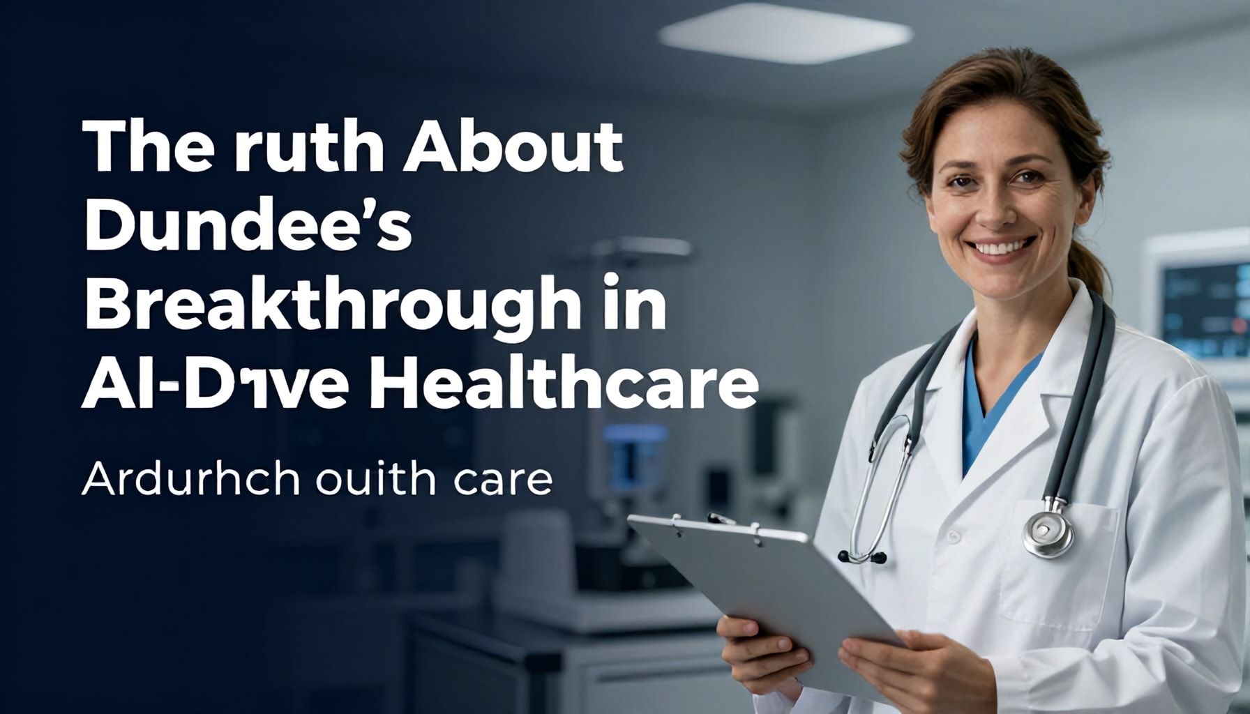 The Truth About Dundee’s Breakthrough in AI-Driven Healthcare*