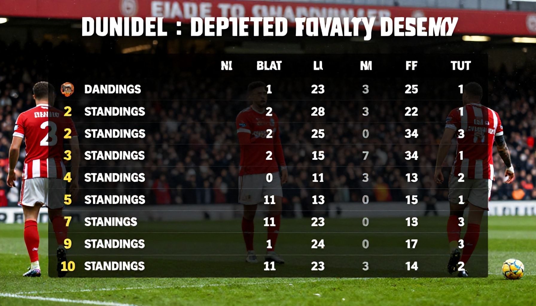 The Truth About the Dundee Derby: Standings and Rivalry Dynamics*
