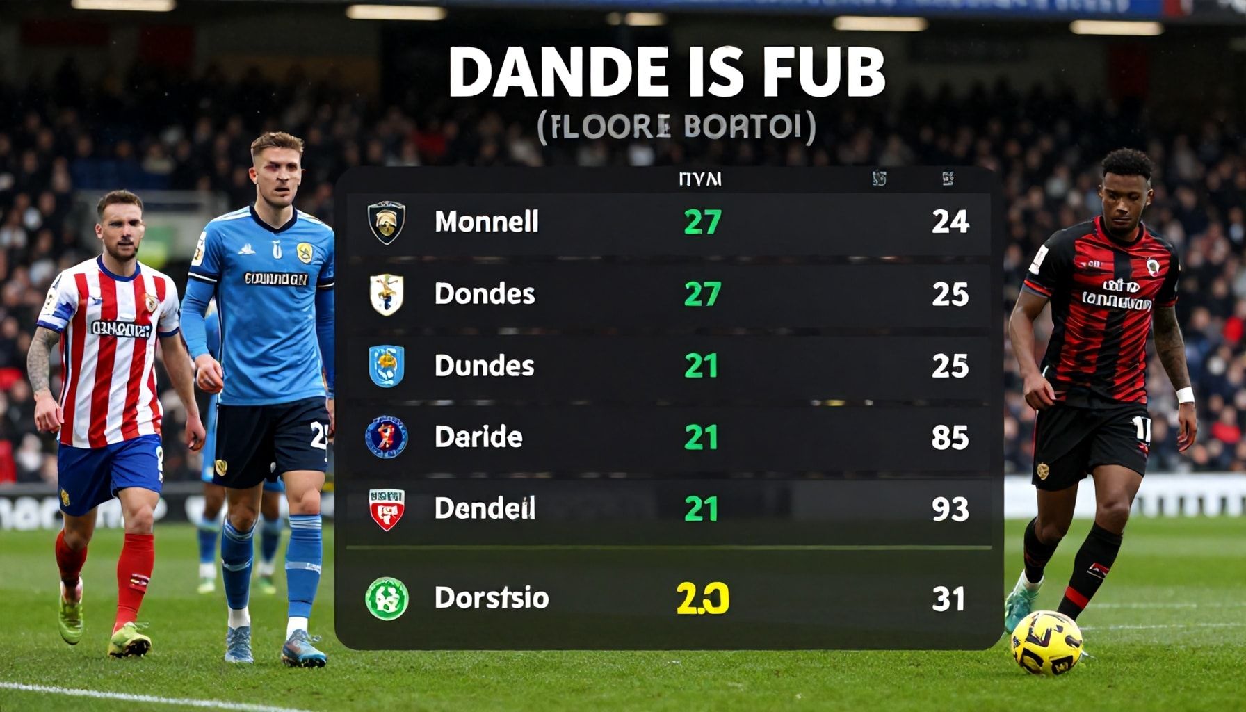 Dundee's Latest Score: Key Results and Standout Performances 4 Why Dundee’s Score Today Matters for Their League Position*