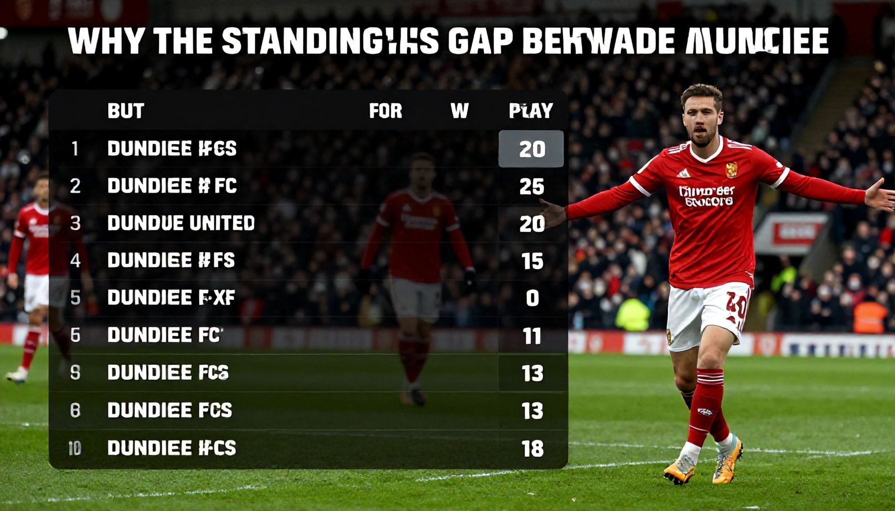 Why the Standings Gap Between Dundee FC and Dundee United Matters*