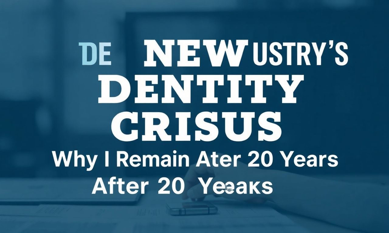 The News Industry's Identity Crisis: Why I'm Still Here After 20 Years
